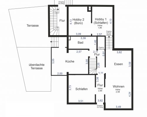 Zeichnung Erdgeschoss oM