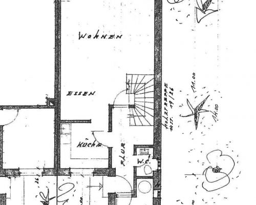 Zeichnung Erdgeschoss 