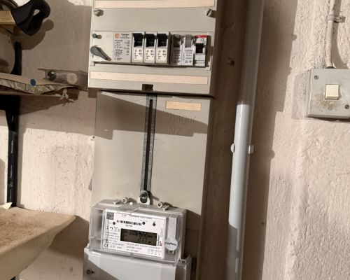 Stromzähler mit Sicherungen