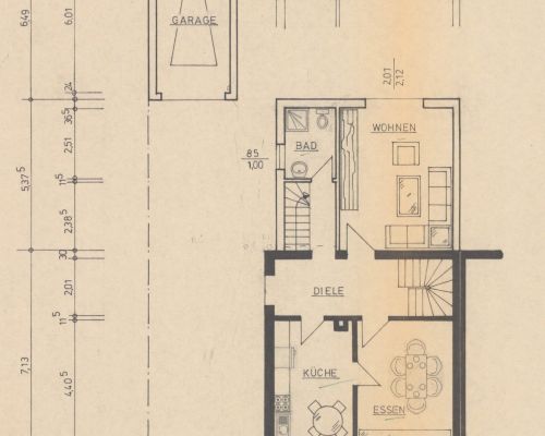 Zeichnung Erdgeschoss