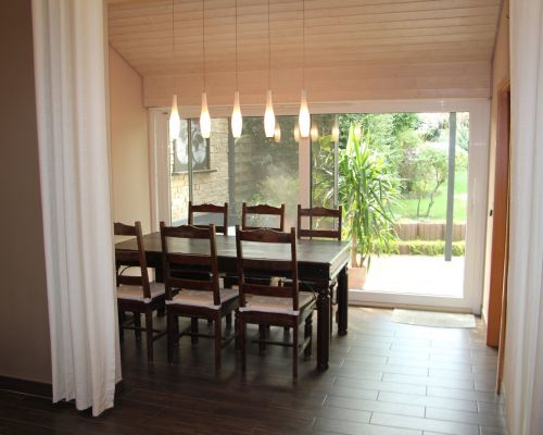 Wintergarten und Esszimmer