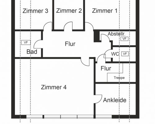 Skizze Dachgeschoss