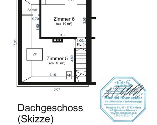 Zeichnung Dachgeschoss