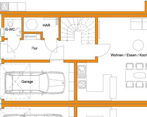 Zeichnung Erdgeschoss